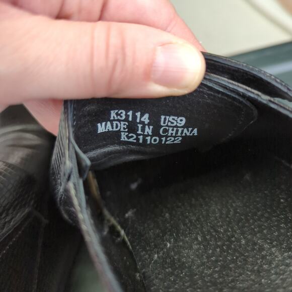 Calto‎ Height Increasing Dual Monk Strap Dress Shoes Black K3114 Men's 9 Taller - Picture 8 of 8